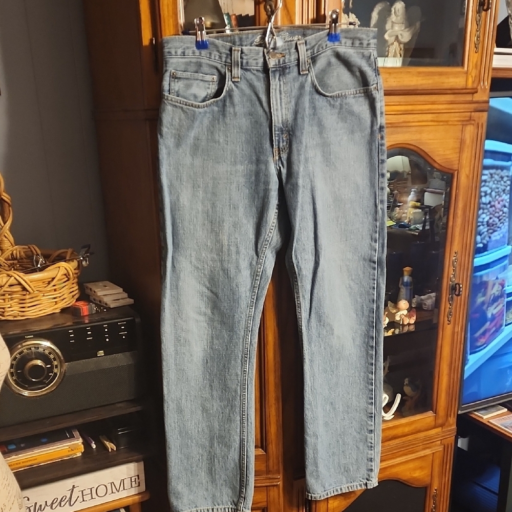 ‼️50%_5+Bundles‼️ Eddie Bauer 33x32 Blue Straight Jeans B6